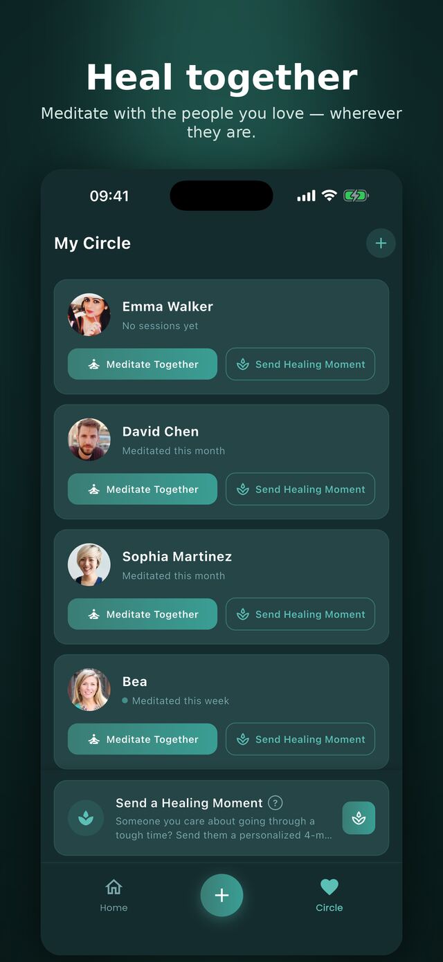 Find your circle — community space
